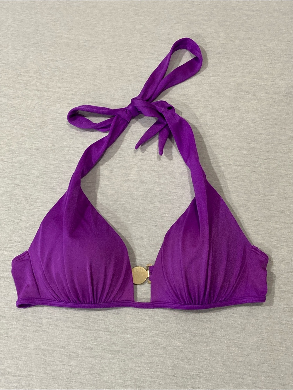 Victoria’s Secret Purple bikini swim top sz S built in pads